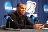 Mar 14, 2012; Albuquerque, NM, USA; Harvard Crimson head coach Tommy Amaker at a news conference during practice for the second round of the 2012 NCAA men's basketball tournament at the Pit.  Mandatory Credit: Nelson Chenault-US PRESSWIRE