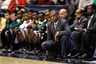 DAYTON, OH - MARCH 15: Head coach Mike Davis of the UAB Blazers looks on from the bench during the first half against the Clemson Tigers during the first round of the 2011 NCAA men's basketball tournament at UD Arena on March 15, 2025 in Dayton, Ohio. (Photo by Gregory Shamus/Getty Images)