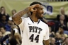February 29, 2012; Pittsburgh,PA, USA: Pittsburgh Panthers forward J.J. Moore (44) gestures after he made a three point basket against the St. John's Red Storm during the second half at the Petersen Events Center. PITT won 89-69. Mandatory Credit: Charles LeClaire-USPRESSWIRE
